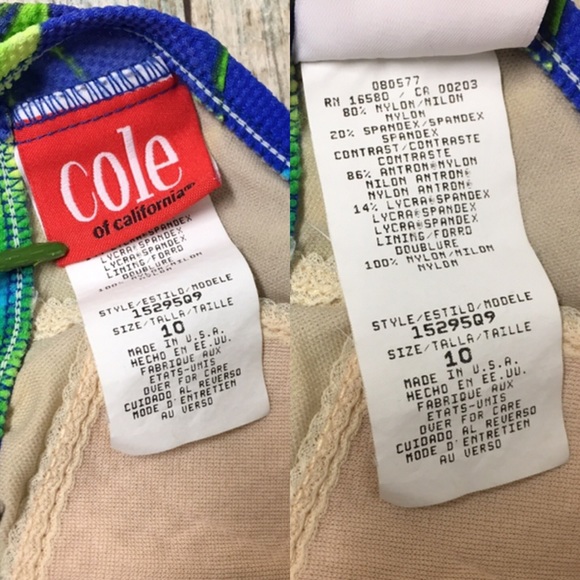 Cole of California bikini Vintage Tropical - Picture 6 of 8